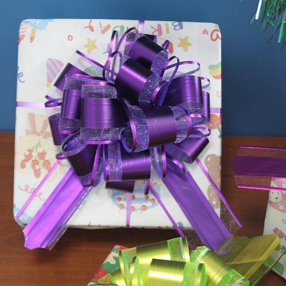 5PCS Purple Ribbons